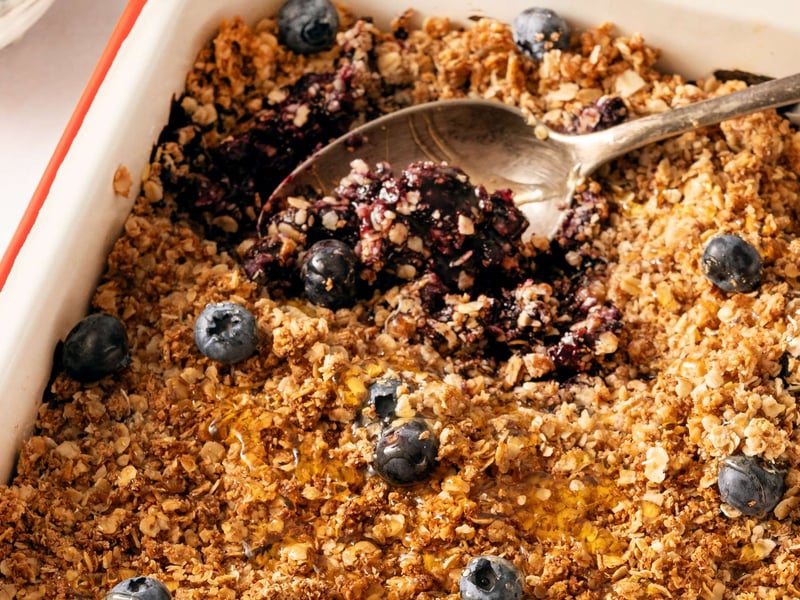 Blueberry Crumble