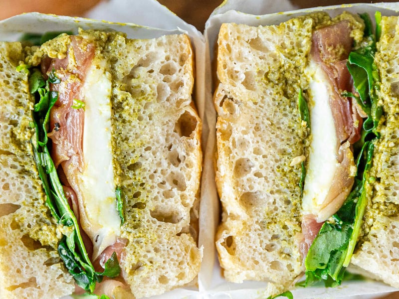 Focaccia sandwich
