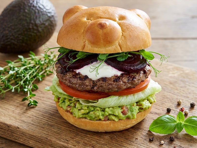 Medvědí hamburger