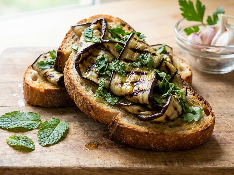 Bruschetta with Eggplant