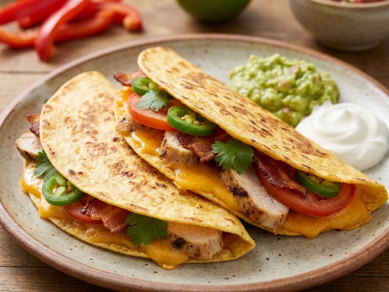 Quesadillas s kuřecím masem