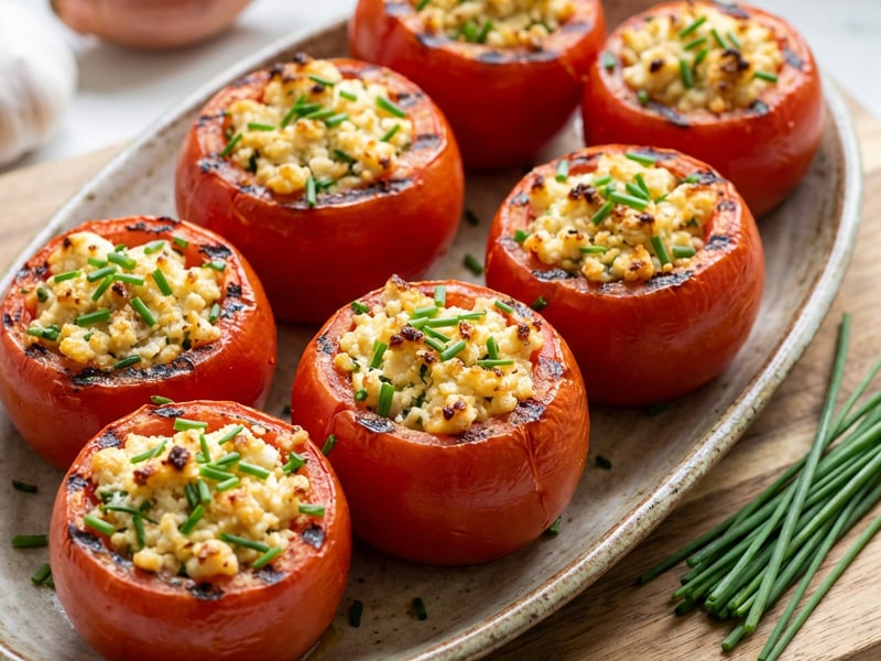 Grilled Stuffed Tomatoes