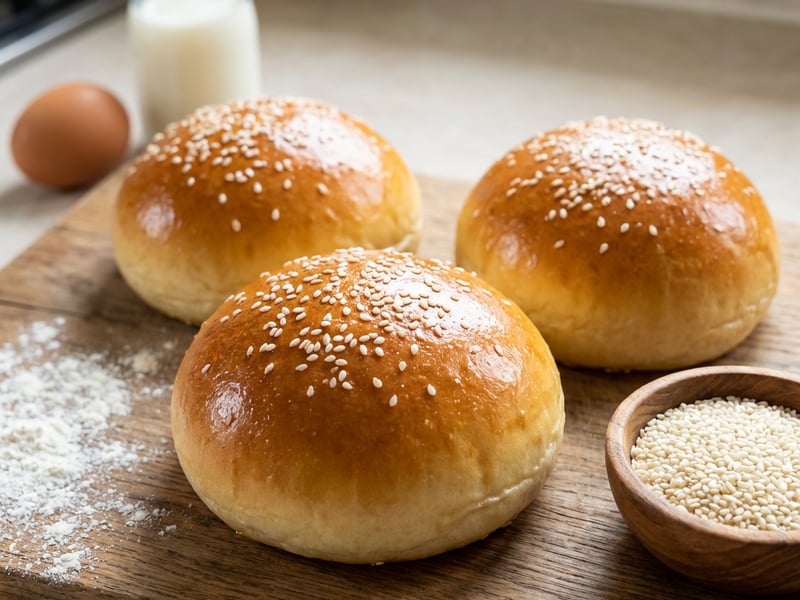 Domácí bulky na hamburgery