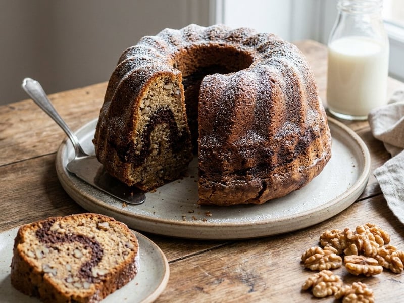 Bundt Cake with Walnuts