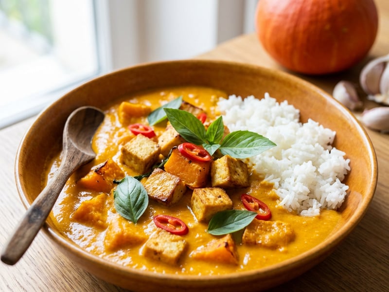 Pumpkin Vegetarian Curry