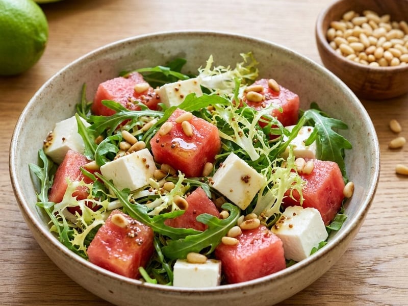 Watermelon and Feta Cheese Salad
