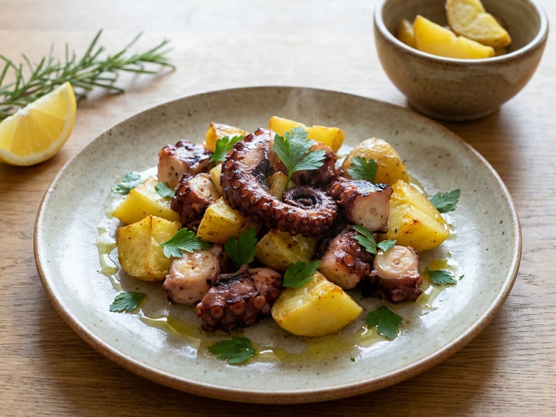 Octopus with Potatoes | Quick Mediterranean Dinner