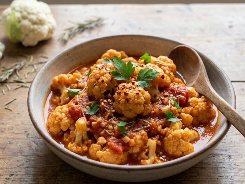Cauliflower with Chili and Rosemary