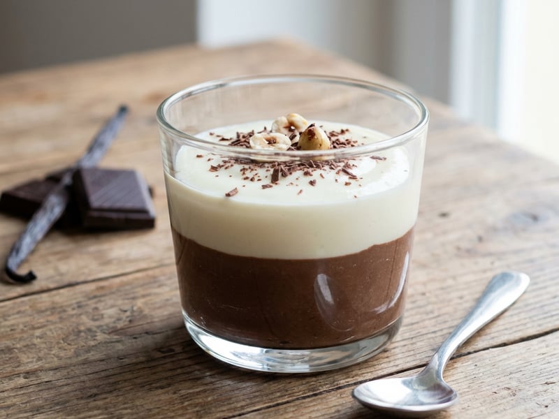 Curd-Chocolate Dessert