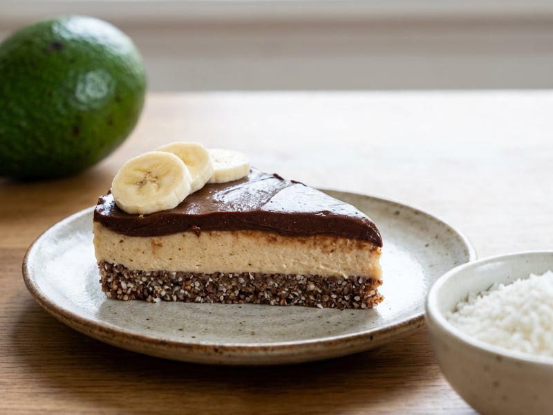 No-bake banana cake

