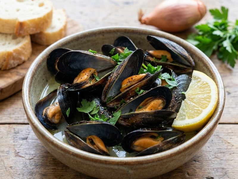 Mussels in Wine