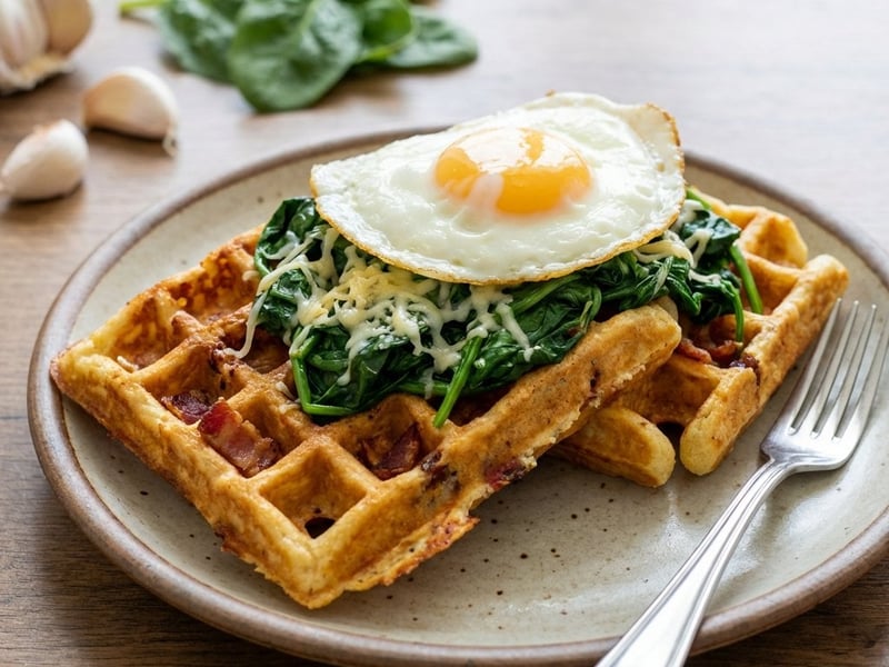 Garlic Waffles