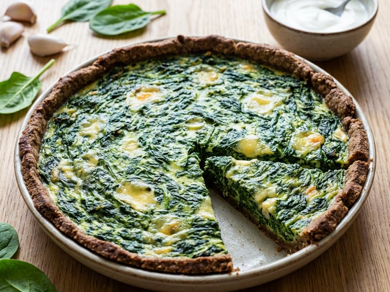 Špenátový quiche