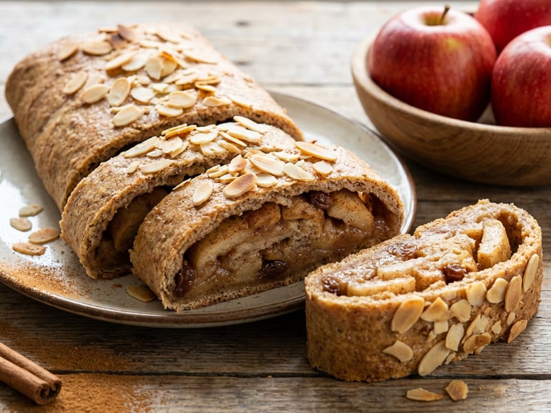 Whole-grain strudel
