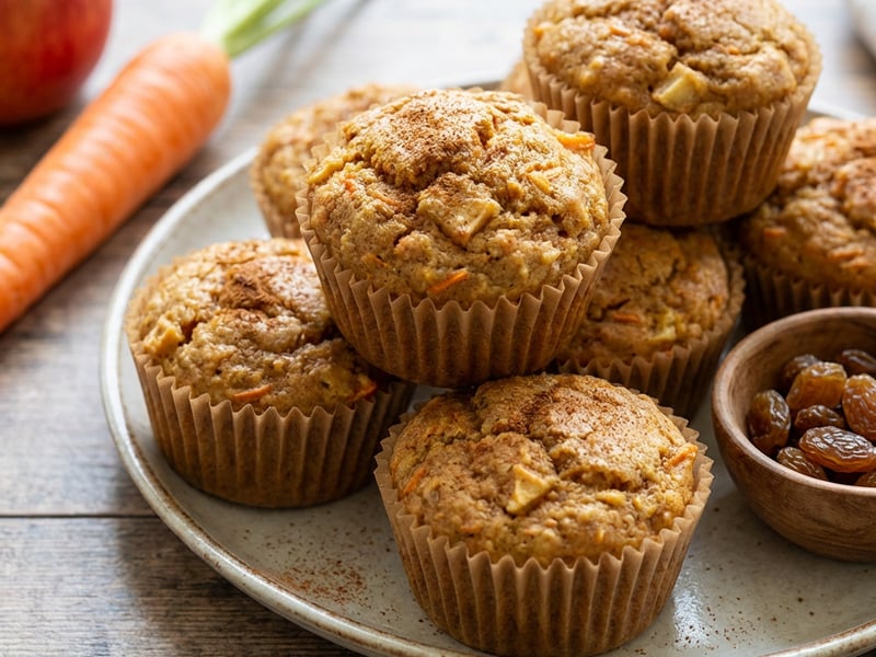 Apple and Carrot Muffins