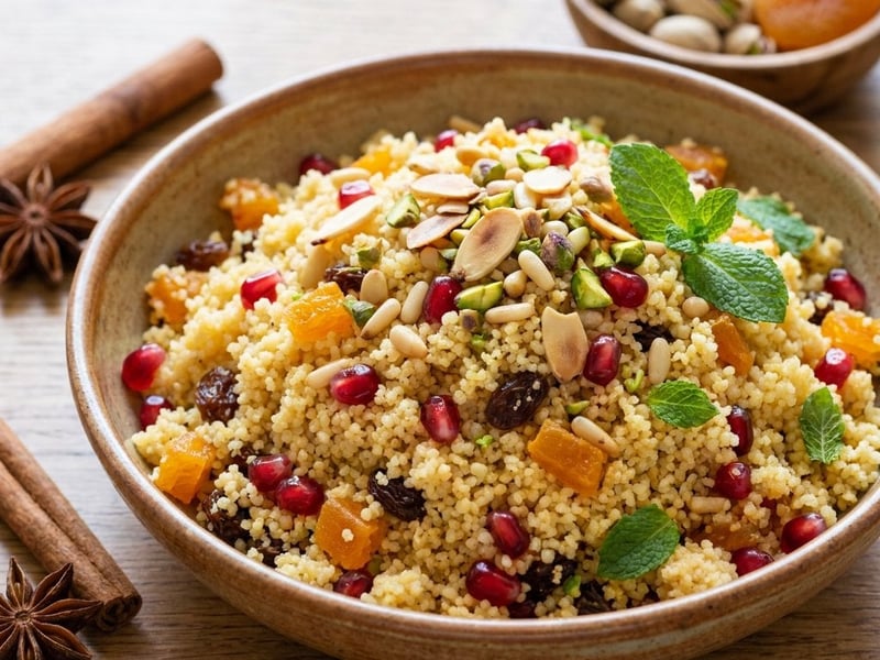 Couscous with dried fruit