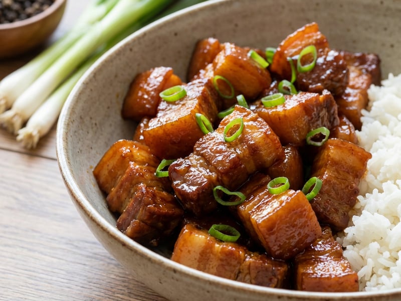 Thịt kho tàu - Karamelizovaný bůček