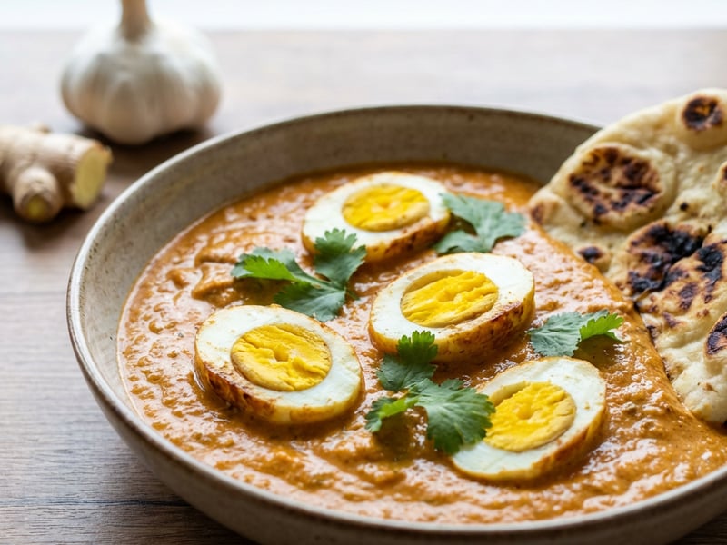 Tikka Masala Sauce with Egg