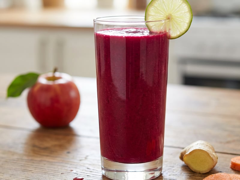 Smoothie z červené řepy