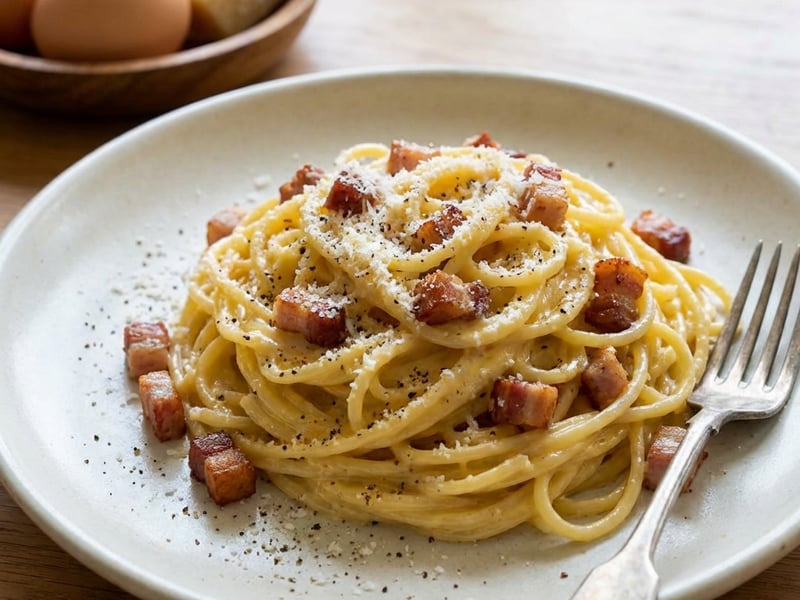Špagety carbonara