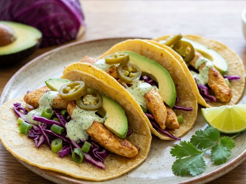 Tacos s kuřecím masem