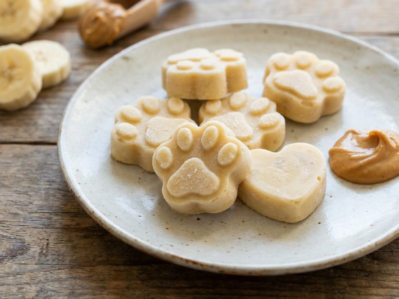 Banana Ice Pops for Dogs