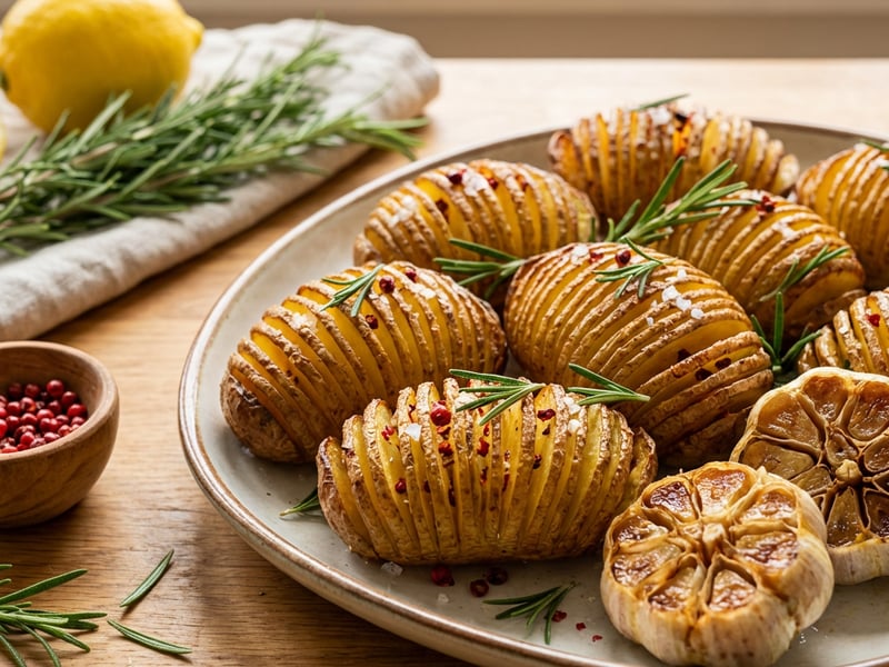Swedish Hasselback Baked Potatoes