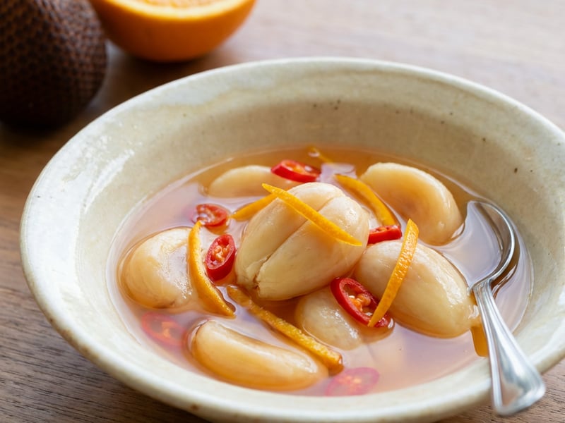 Pickled snake fruit