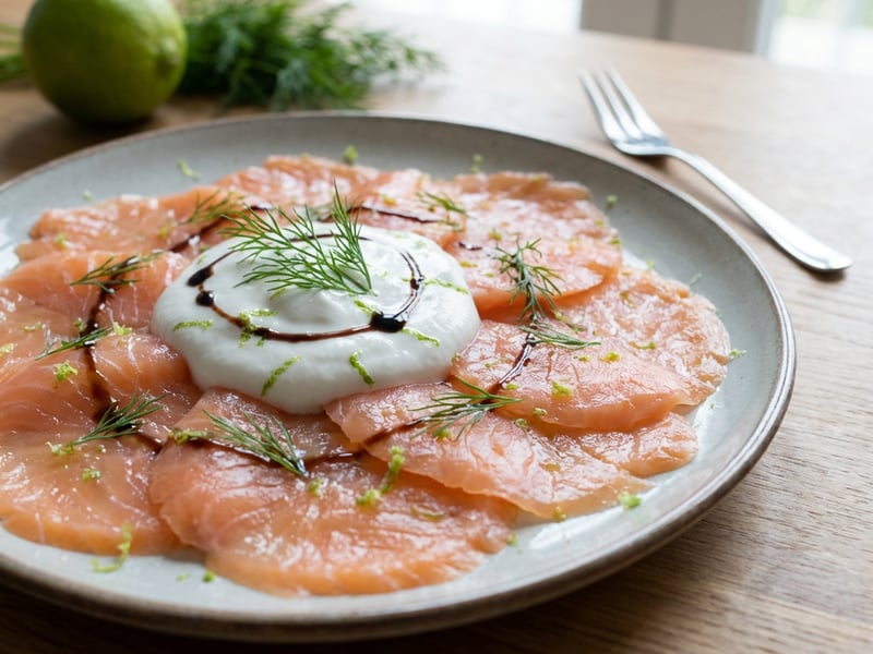 Carpaccio z lososa