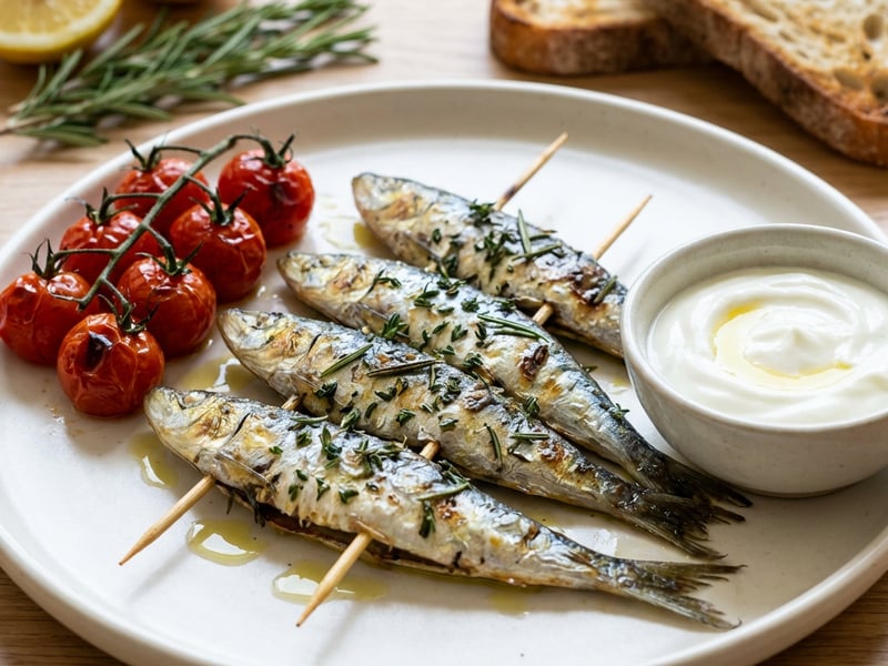 Grilované sardinky