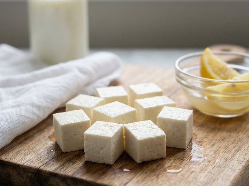 Indický domácí sýr paneer
