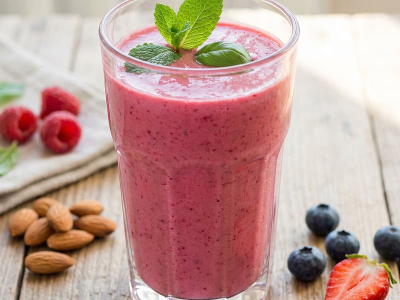 Pink Almond Smoothie