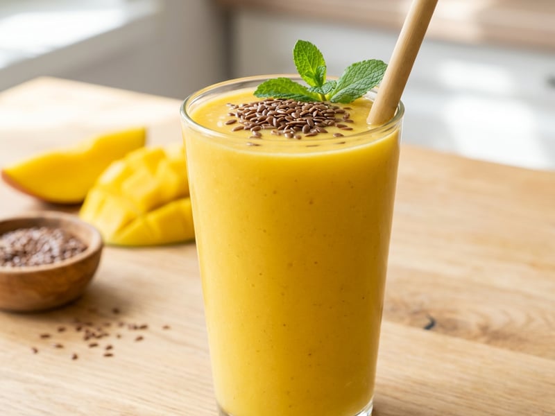 Mangovo-banánové smoothie