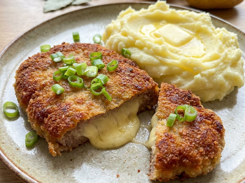 Dutch Schnitzel with Mashed Potatoes