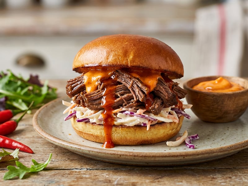 Pulled Beef Burger