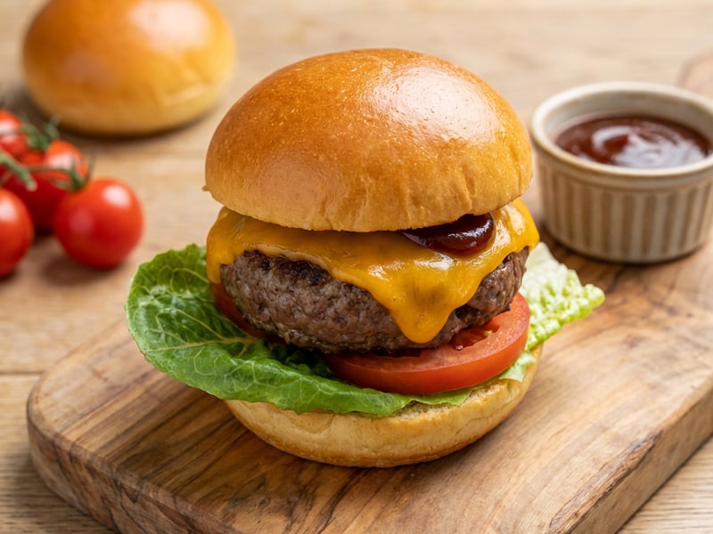 Mini cheeseburger