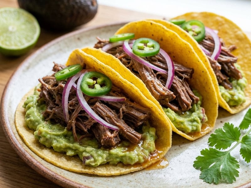 Tacos with Pulled Beef