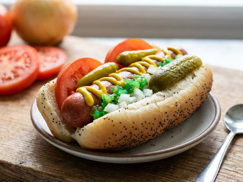 Chicago hot dog