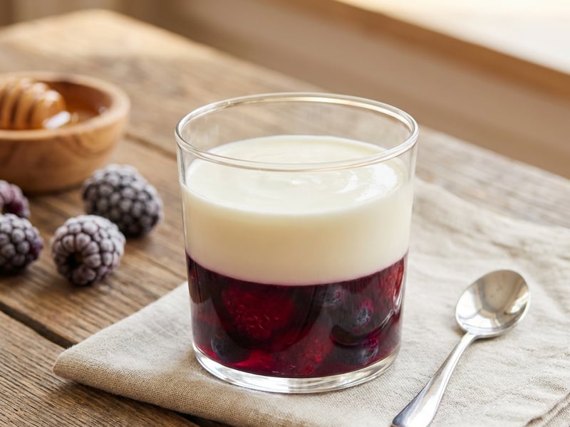 Jogurtová panna cotta