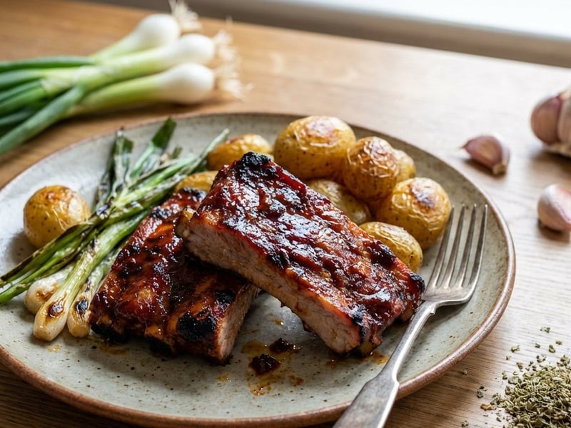 Grilled Ribs Spanish Style