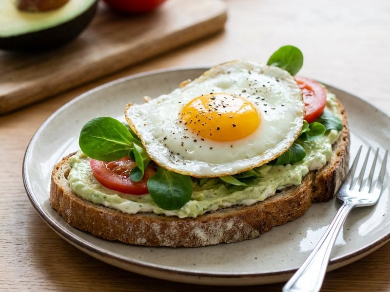 Open-faced sandwich