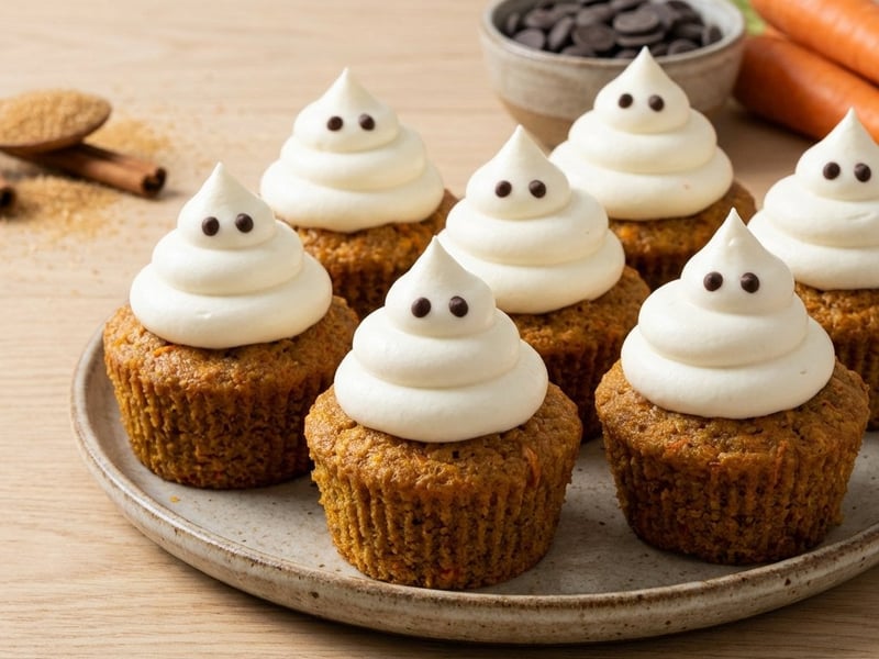 Halloweenské cupcaky