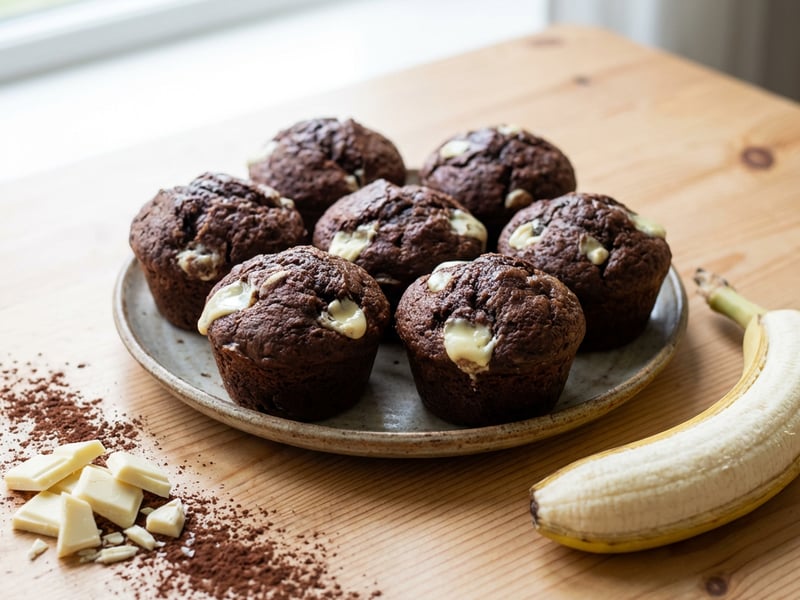 Banana Chocolate Muffins