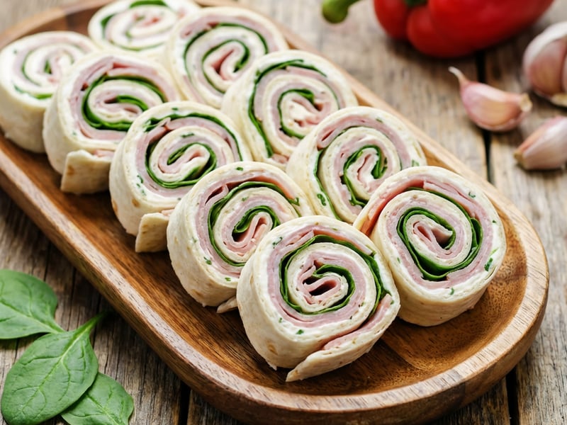 Stuffed Ham Rolls