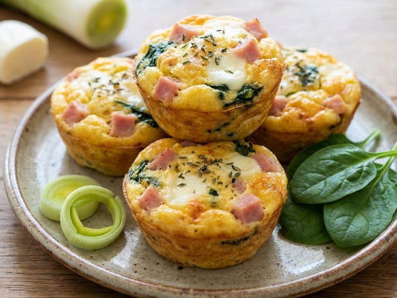 Egg Muffins with Mozzarella