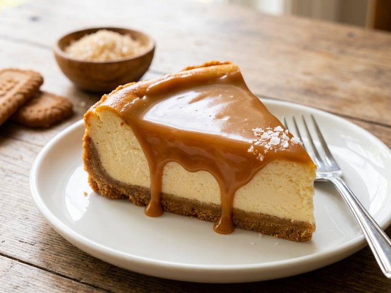 Karamelový cheesecake