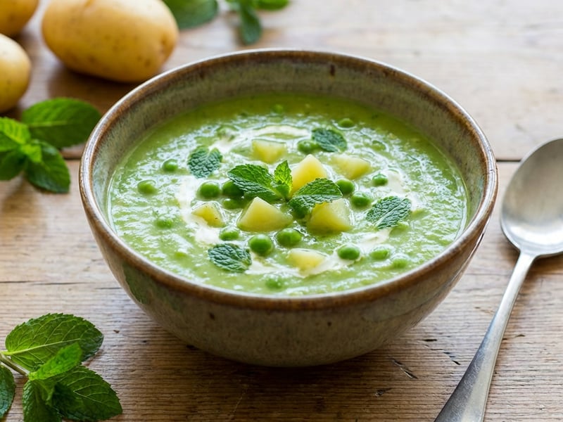 Pea Soup with Mint