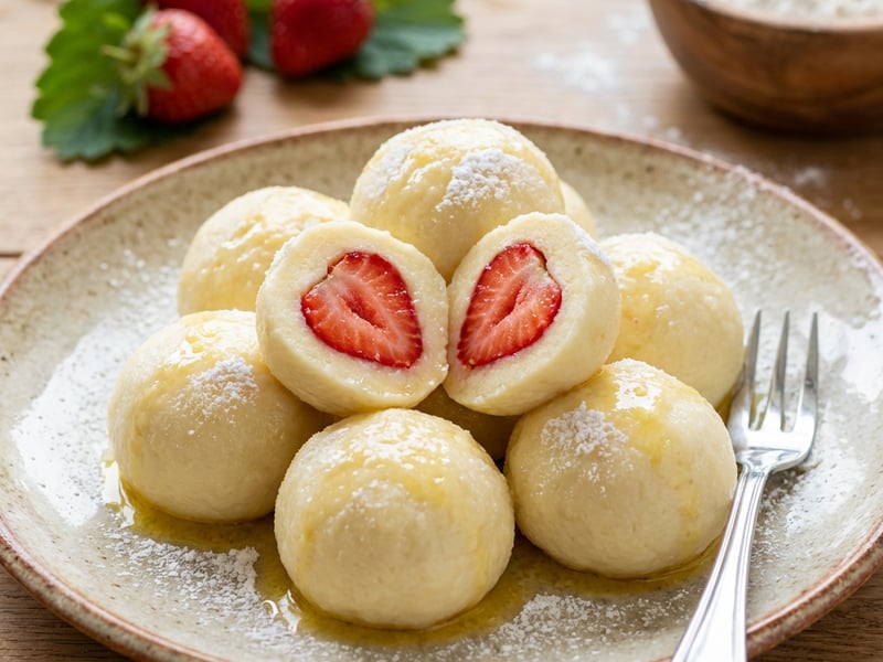 Fruit Dumplings Without Rising