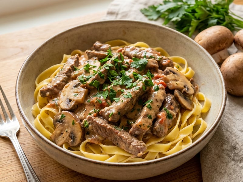 Beef Stroganoff