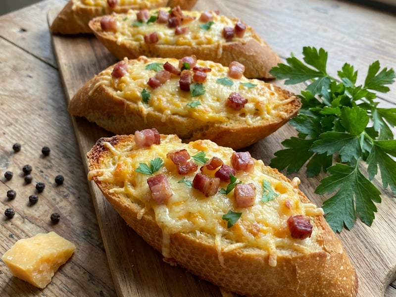 Crispy Bites with Cheddar and Pancetta